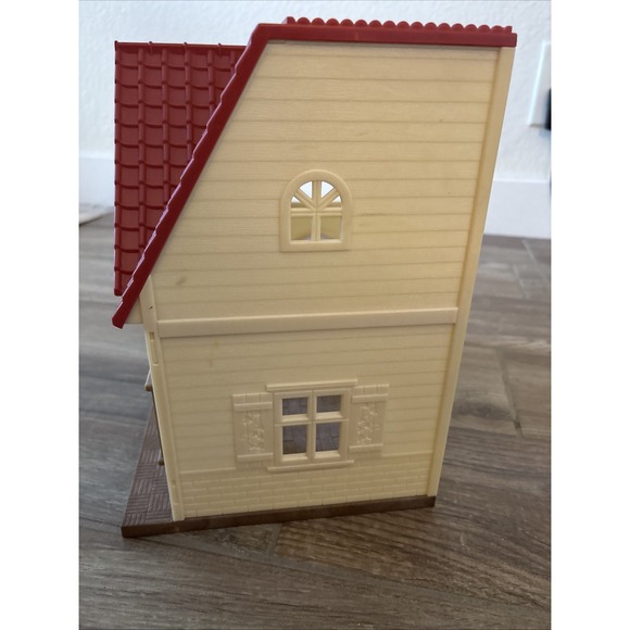 Vintage Sylvanian Families Calico Critters Red Roof Cozy Cottage - Picture 2 of 8